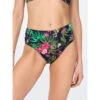 Bas De Maillot De Bain Taille Haute Fleurs Juliette Femme - Only -ONLY || Vero Moda Soldes Boutique bas de maillot de bain taille haute fleurs juliette femme only