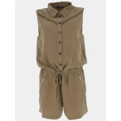 Combishort Arizona Kaki Femme - Only -ONLY || Vero Moda Soldes Boutique combishort arizona kaki femme only 2