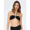 Haut De Maillot De Bain Bandeau Juliette Noir Femme - Only -ONLY || Vero Moda Soldes Boutique haut de maillot de bain bandeau juliette noir femme only