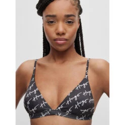 Haut De Maillot De Bain Triangle Signature Noir Femme - Hugo 8 Haut De Maillot De Bain Triangle Signature Noir Femme - Hugo -ONLY || Vero Moda Soldes Boutique haut de maillot de bain triangle signature noir femme hugo 2