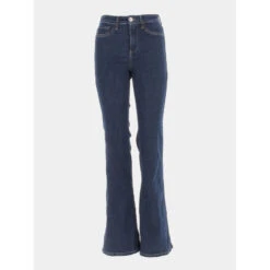 Jean Bootcut 5 Bleu Marine Femme - Tiffosi