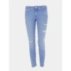Jean Cropped Skinny Wonder Bridht Bleu Femme - Salsa -ONLY || Vero Moda Soldes Boutique jean cropped skinny wonder bridht bleu femme salsa