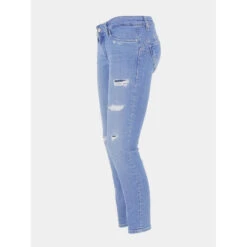 Jean Cropped Skinny Wonder Bridht Bleu Femme - Salsa -ONLY || Vero Moda Soldes Boutique jean cropped skinny wonder bridht bleu femme salsa 2