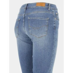 Vero Moda Jean Droit Daf Bleu Femme - Véro Moda -ONLY || Vero Moda Soldes Boutique jean droit daf bleu femme vero moda 3