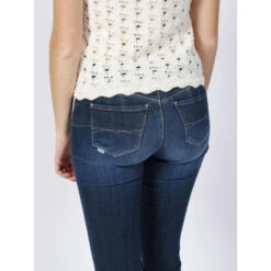 Jean Skinny Destiny Push Up Bleu Marine Femme - Salsa -ONLY || Vero Moda Soldes Boutique jean skinny destiny push up bleu marine femme salsa 3