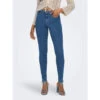 Jean Skinny Power Mid Pushup Bleu Marine Femme - Only -ONLY || Vero Moda Soldes Boutique jean skinny power mid pushup bleu marine femme only