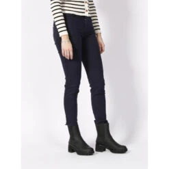 Jean Slim Petra Bleu Marine Femme - Morgan -ONLY || Vero Moda Soldes Boutique jean slim petra bleu marine femme morgan 2