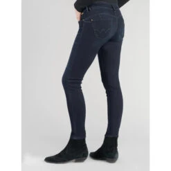 Jean Slim Pulp Vigny Bleu Marine Femme - Le Temps Des Cerises -ONLY || Vero Moda Soldes Boutique jean slim pulp vigny bleu marine femme le temps des cerises 2