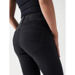 Jean Slim Secret Washed Noir Femme - Salsa -ONLY || Vero Moda Soldes Boutique jean slim secret washed noir femme salsa 3