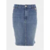 Jupe En Jean Iolonda Bleu Femme - Guess -ONLY || Vero Moda Soldes Boutique jupe en jean iolonda bleu femme guess