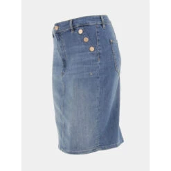 Jupe En Jean Iolonda Bleu Femme - Guess -ONLY || Vero Moda Soldes Boutique jupe en jean iolonda bleu femme guess 2