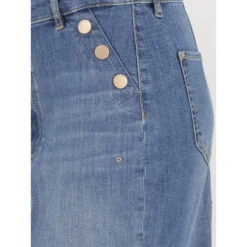 Jupe En Jean Iolonda Bleu Femme - Guess -ONLY || Vero Moda Soldes Boutique jupe en jean iolonda bleu femme guess 3