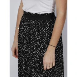 Jupe Midi à Pois Venedig Noir Femme - Only -ONLY || Vero Moda Soldes Boutique jupe midi a pois venedig noir femme only 3