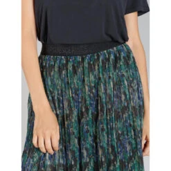 Jupe Midi Ayleen Effet Pailleté Vert Femme - Le Temps Des Cerises -ONLY || Vero Moda Soldes Boutique jupe midi ayleen effet paillete vert femme le temps des cerises 3