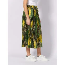 Jupe Midi Plissée Abel Vert Femme - Guess -ONLY || Vero Moda Soldes Boutique jupe midi plissee abel vert femme guess 2