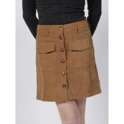 Jupe Velours Lugia Camel Femme - La Petite Etoile