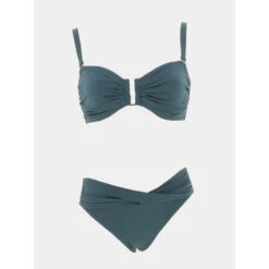 Maillot De Bain 2 Pièces Chloé Bali Vert Femme - Grain De Sable -ONLY || Vero Moda Soldes Boutique maillot de bain 2 pieces chloe bali vert femme grain de sable 2