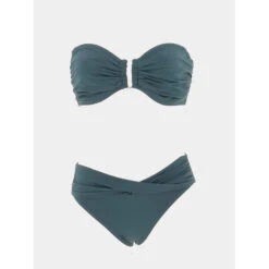 Maillot De Bain 2 Pièces Chloé Bali Vert Femme - Grain De Sable