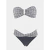 Maillot De Bain 2 Pièces Imprimé Lana Bleu Femme - Grain De Sable -ONLY || Vero Moda Soldes Boutique maillot de bain 2 pieces imprime lana bleu femme grain de sable