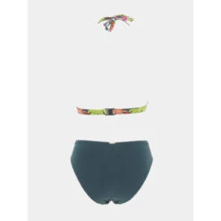 Maillot De Bain 2 Pièces Imprimés Vert Femme - Grain De Sable -ONLY || Vero Moda Soldes Boutique maillot de bain 2 pieces imprimes vert femme grain de sable 1