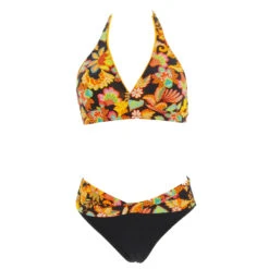 Maillot De Bain 2 Pièces Milly Jaune Femme - Grain De Sable