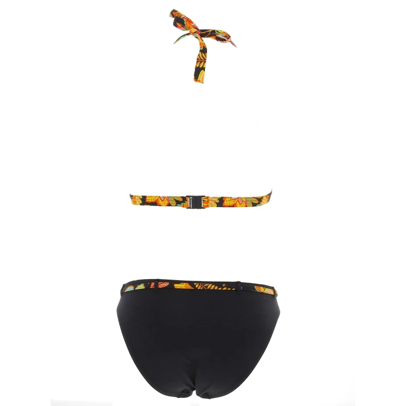 Maillot De Bain 2 Pièces Moose Jaune Noir Femme - Grain De Sable 4 Maillot De Bain 2 Pièces Moose Jaune Noir Femme - Grain De Sable – Image 2