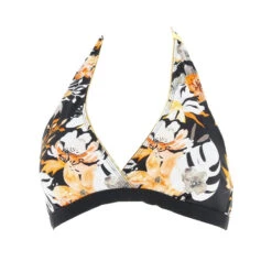 Maillot De Bain 2 Pièces Olivia Noir/orange Femme- Lemon Bay -ONLY || Vero Moda Soldes Boutique maillot de bain 2 pieces olivia noirorange femme lemon bay 2