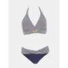 Maillot De Bain 2 Pièces Rayé Milly Bleu Femme - Grain De Sable -ONLY || Vero Moda Soldes Boutique maillot de bain 2 pieces raye milly bleu femme grain de sable