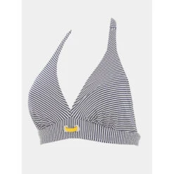 Maillot De Bain 2 Pièces Rayé Milly Bleu Femme - Grain De Sable -ONLY || Vero Moda Soldes Boutique maillot de bain 2 pieces raye milly bleu femme grain de sable 3