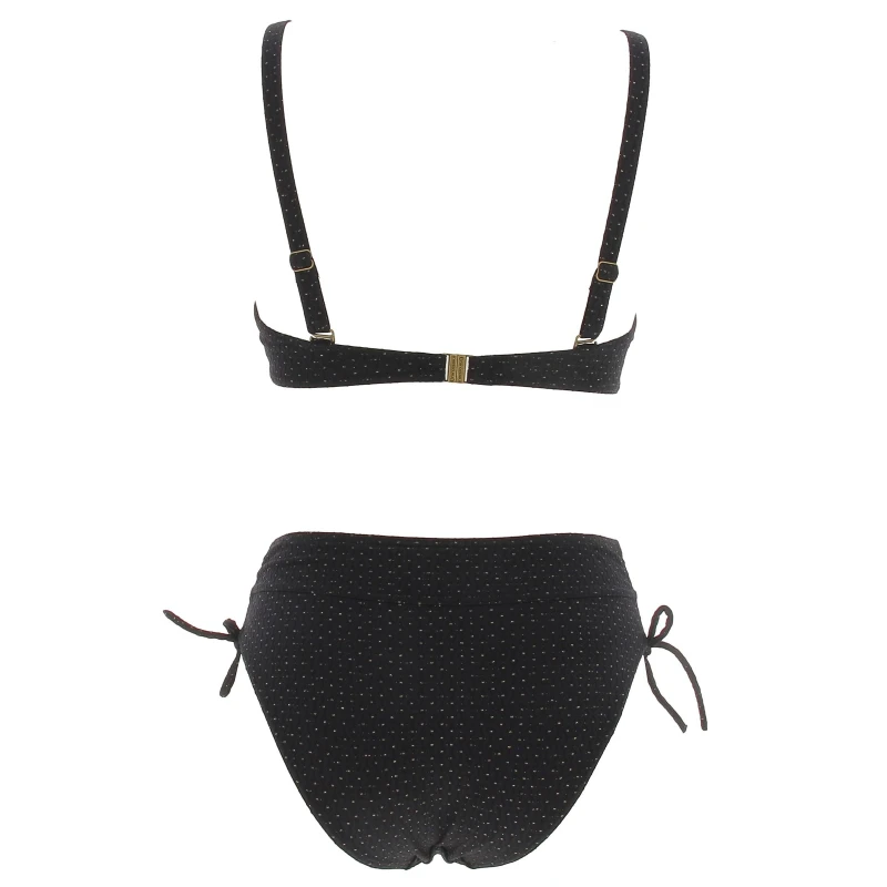 Maillot De Bain 2 Pièces Zig Zag Noir Femme - Grain De Sable 4 Maillot De Bain 2 Pièces Zig Zag Noir Femme - Grain De Sable – Image 2