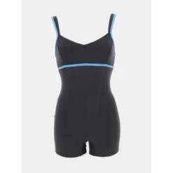 Maillot De Bain Combi Venus Noir Bleu Femme - Arena