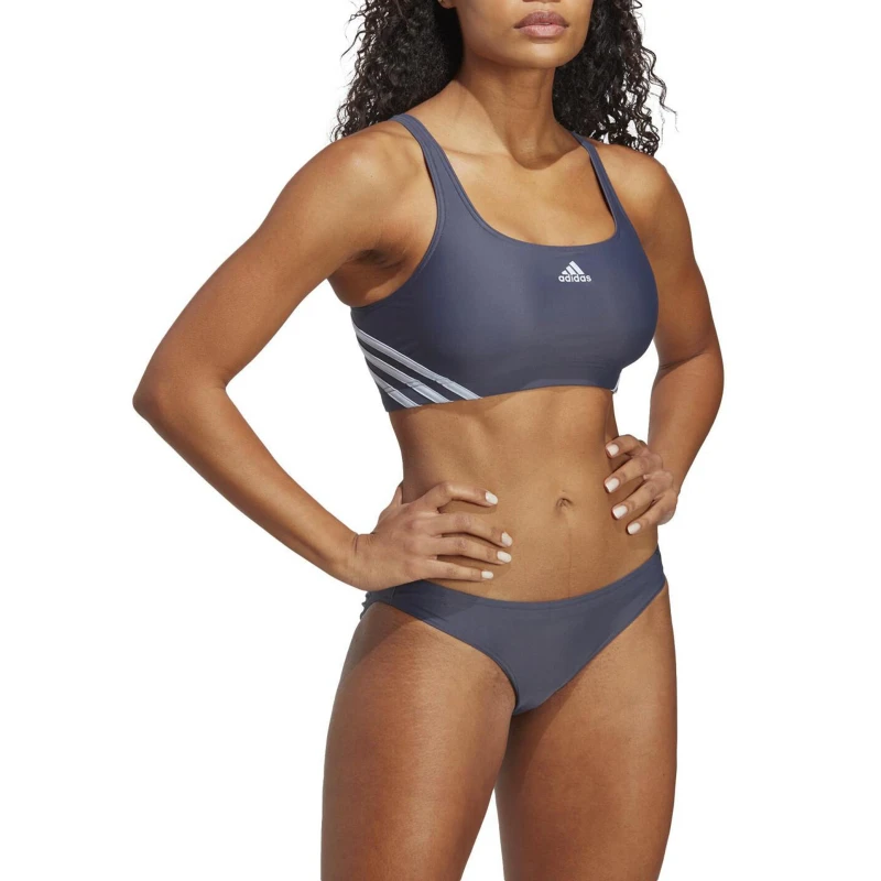 Maillot De Bain Natation 3s Sporty Violet Femme - Adidas 4 Maillot De Bain Natation 3s Sporty Violet Femme - Adidas – Image 2