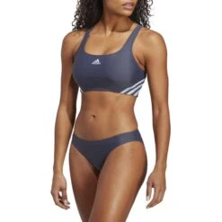 Maillot De Bain Natation 3s Sporty Violet Femme - Adidas