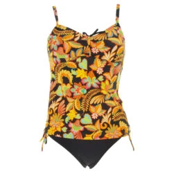 Maillot De Bain Tankini 2 Pièces Joe Jaune Femme - Grain De Sable