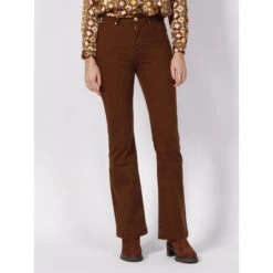 Pantalon Bootcut Lancelot Marron Femme - La Petite Etoile