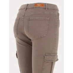 Pantalon Cargo Missouri Marron Femme - Only -ONLY || Vero Moda Soldes Boutique pantalon cargo missouri marron femme only 3