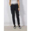 Pantalon Ceinture Taille Haute Kristiana Bleu Marine Femme - Hbt -ONLY || Vero Moda Soldes Boutique pantalon ceinture taille haute kristiana bleu marine femme hbt