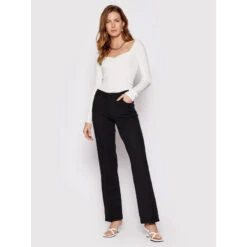 Pantalon Droit Beck Noir Femme - Guess -ONLY || Vero Moda Soldes Boutique pantalon droit beck noir femme guess 2