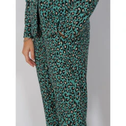 Pantalon Droit Fluide Léopard Dodo Vert Femme - Vero Moda -ONLY || Vero Moda Soldes Boutique pantalon droit fluide leopard dodo vert femme vero moda 3