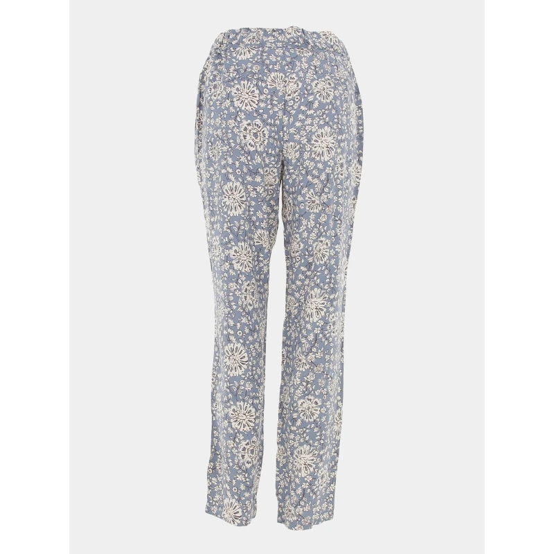 Pantalon Fluide à Fleurs Vallies Bleu Femme - Sun Valley 4 Pantalon Fluide à Fleurs Vallies Bleu Femme - Sun Valley – Image 2
