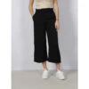 Pantalon Fluide Large Crop Caly Noir Femme - Only -ONLY || Vero Moda Soldes Boutique pantalon fluide large crop caly noir femme only