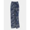 Pantalon Fluide Silia Tropical Bleu Marine Femme - Teddy Smith -ONLY || Vero Moda Soldes Boutique pantalon fluide silia tropical bleu marine femme teddy smith