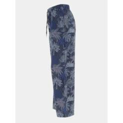 Pantalon Fluide Silia Tropical Bleu Marine Femme - Teddy Smith -ONLY || Vero Moda Soldes Boutique pantalon fluide silia tropical bleu marine femme teddy smith 2
