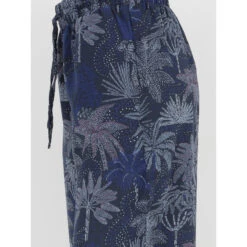 Pantalon Fluide Silia Tropical Bleu Marine Femme - Teddy Smith -ONLY || Vero Moda Soldes Boutique pantalon fluide silia tropical bleu marine femme teddy smith 3