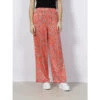 Pantalon Imprimés Fluide Large Rina Rose Corail Femme - Vero Moda -ONLY || Vero Moda Soldes Boutique pantalon imprimes fluide large rina rose corail femme vero moda