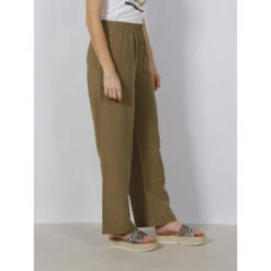Pantalon Large Carmen Kaki Femme - Vero Moda -ONLY || Vero Moda Soldes Boutique pantalon large carmen kaki femme vero moda 2
