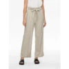 Pantalon Large En Lin Say Beige Femme - Jacqueline De Yong -ONLY || Vero Moda Soldes Boutique pantalon large en lin say beige femme jacqueline de yong