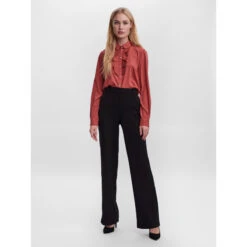 Pantalon Large Maya Noir Femme - Vero Moda -ONLY || Vero Moda Soldes Boutique pantalon large maya noir femme vero moda 2