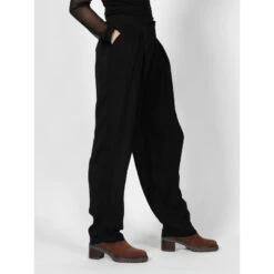 Pantalon Léger Fluide Noir Femme - Armani Exchange -ONLY || Vero Moda Soldes Boutique pantalon leger fluide noir femme armani exchange 2