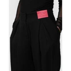 Pantalon Léger Fluide Noir Femme - Armani Exchange -ONLY || Vero Moda Soldes Boutique pantalon leger fluide noir femme armani exchange 3